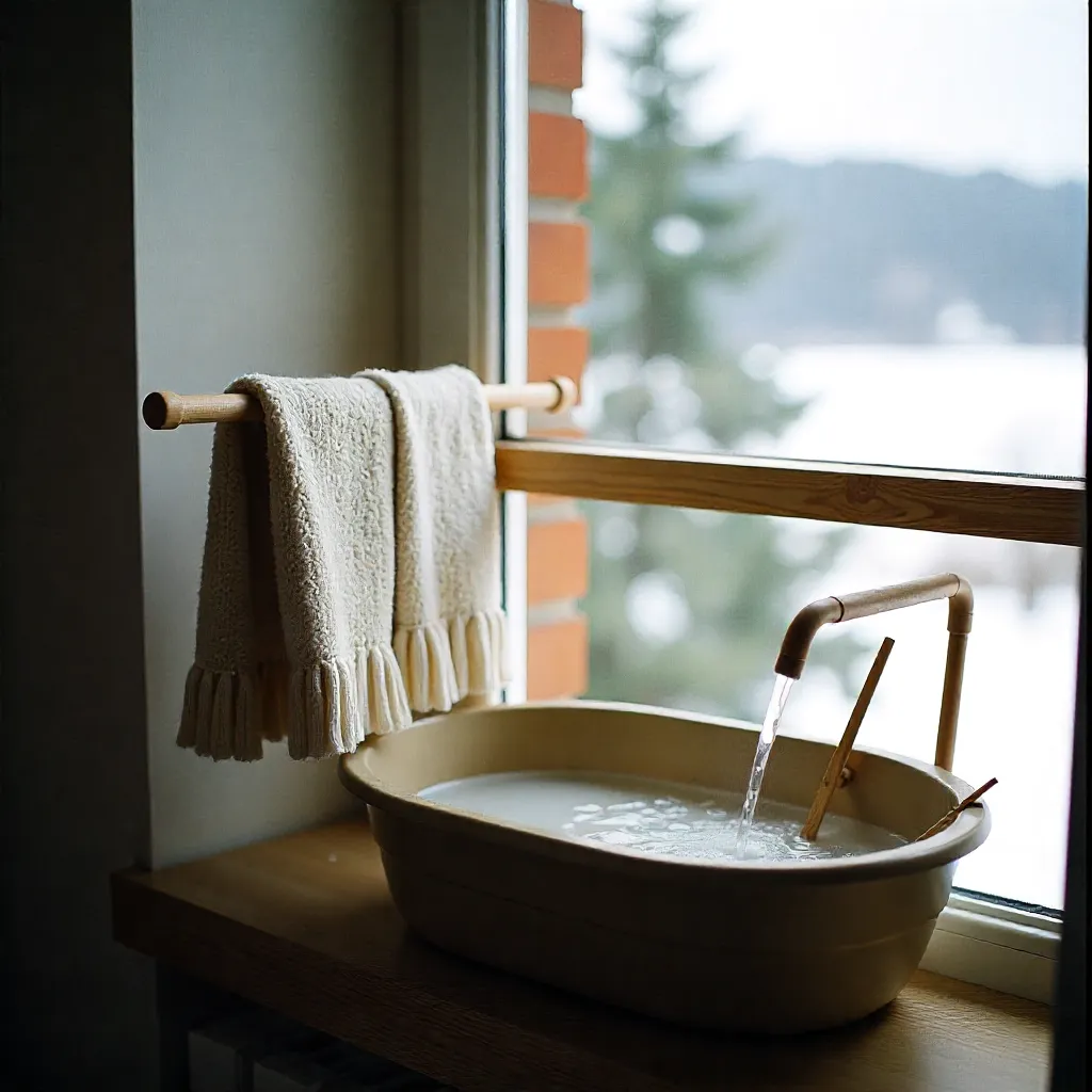 Snow cleaning technique for wool